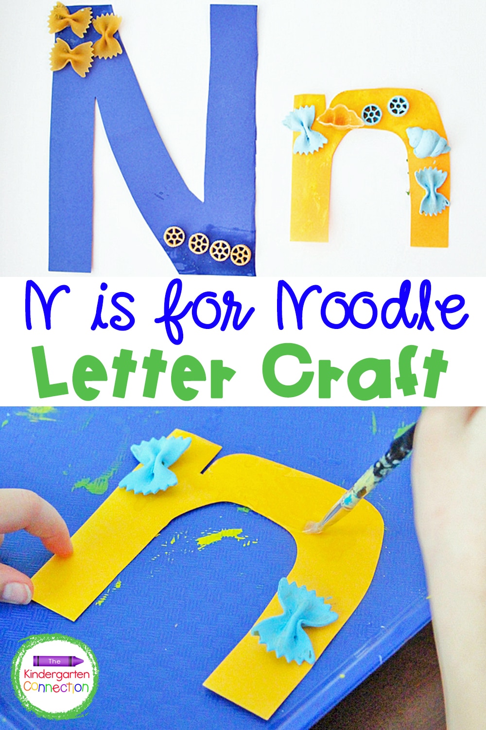 My students are loving the food letter crafts! Today I'm sharing this super cute and easy N is for Noodle Kindergarten Letter N Craft.