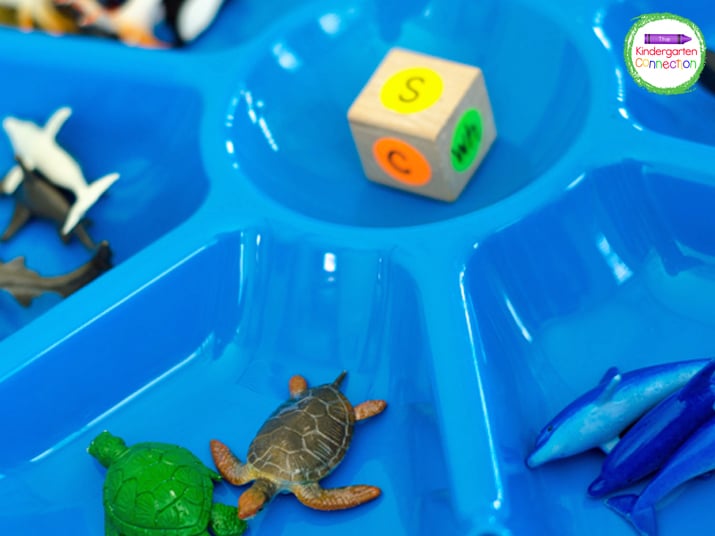 This ocean animal reading game is an alphabet activity great for an ocean theme or just for teaching children the basics of learning to read.