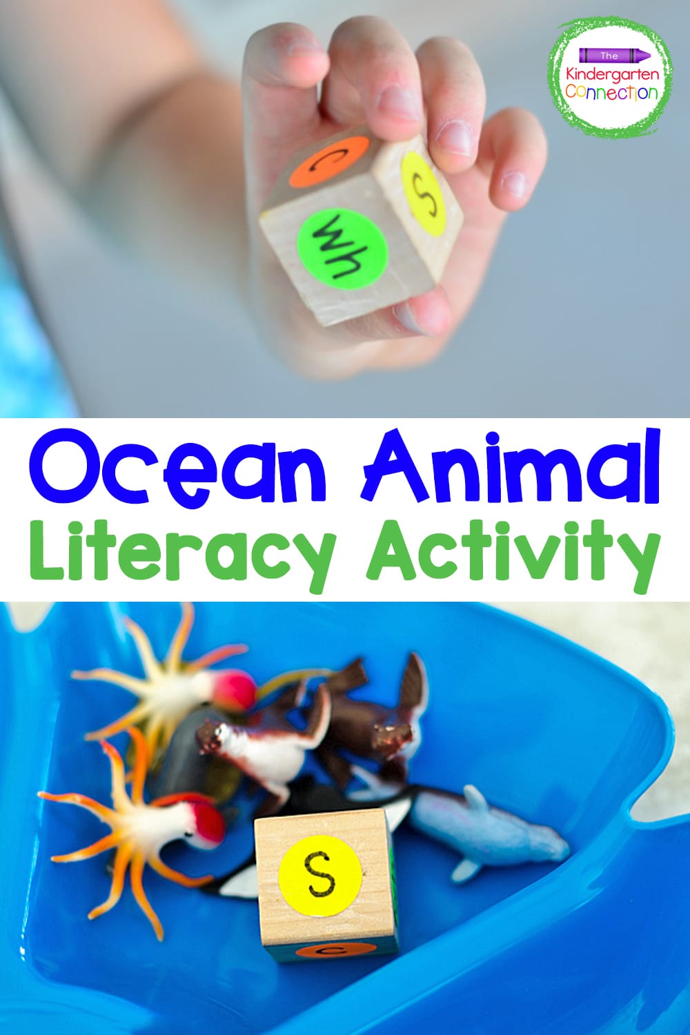 This ocean animal reading game is an alphabet activity great for an ocean theme or just for teaching children the basics of learning to read.