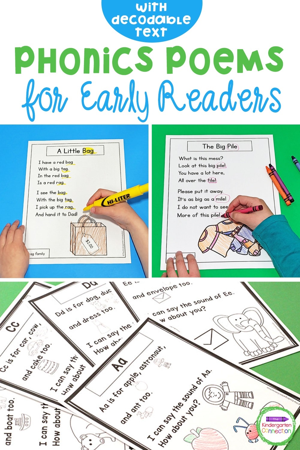 This bundle pack of Phonics Poems for Early Readers is a fun and engaging resource for strengthening fluency skills!