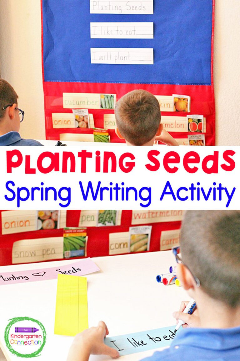 Planting Seeds Spring Writing Activity