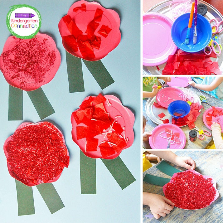 This Letter R Craft rose is perfect for hands on exploration and art when teaching the alphabet, letter formation, and letters sounds.
