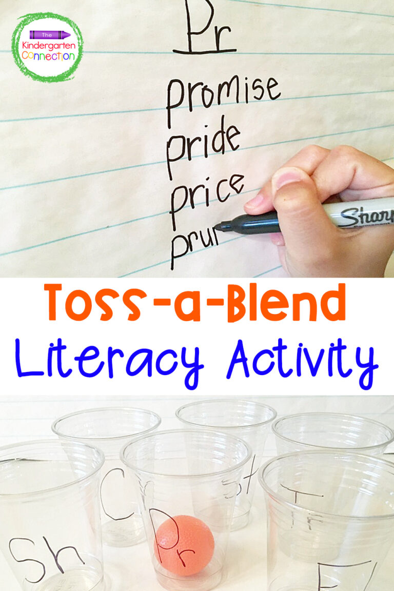 Toss-a-Blend Literacy Activity