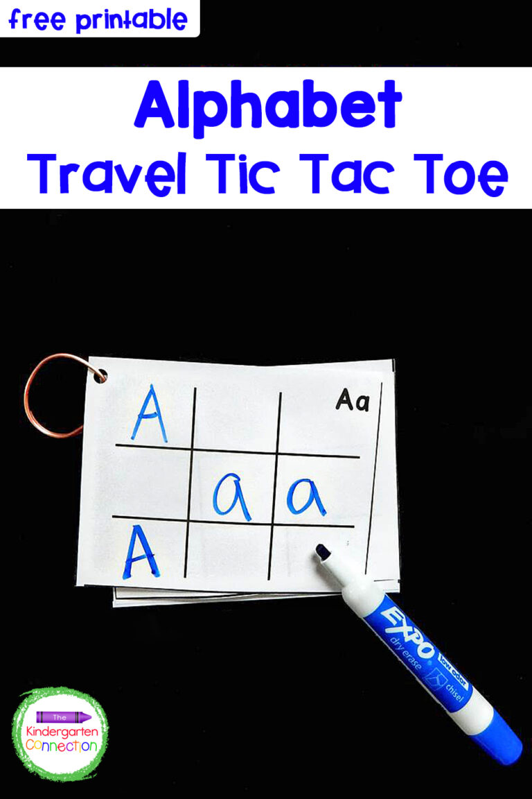 Alphabet Travel Tic Tac Toe