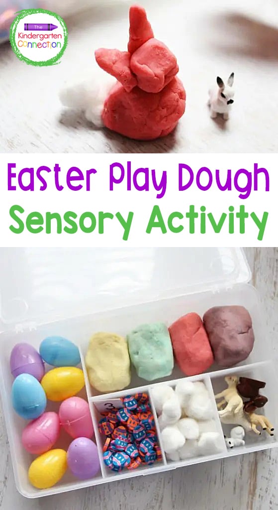 EASTER playdough kit - big enough for a classroom and with so many ways to play and learn.