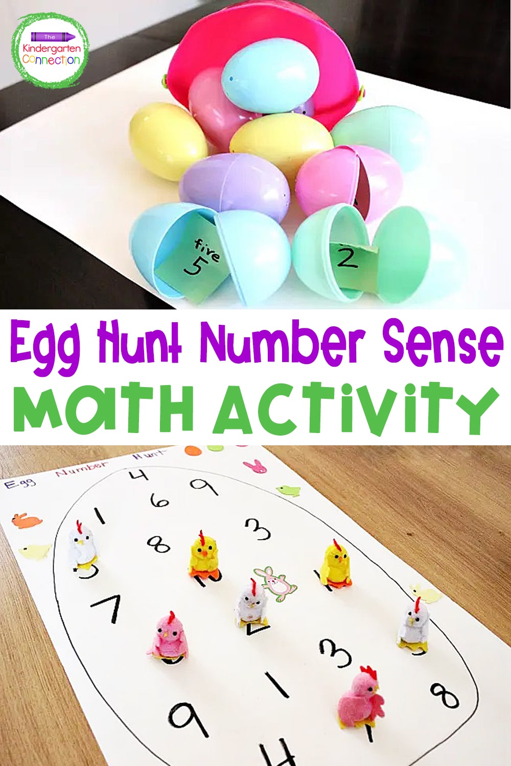 These DIY number sense games are perfect for preschool and kindergarten this Easter and so fun to play! 