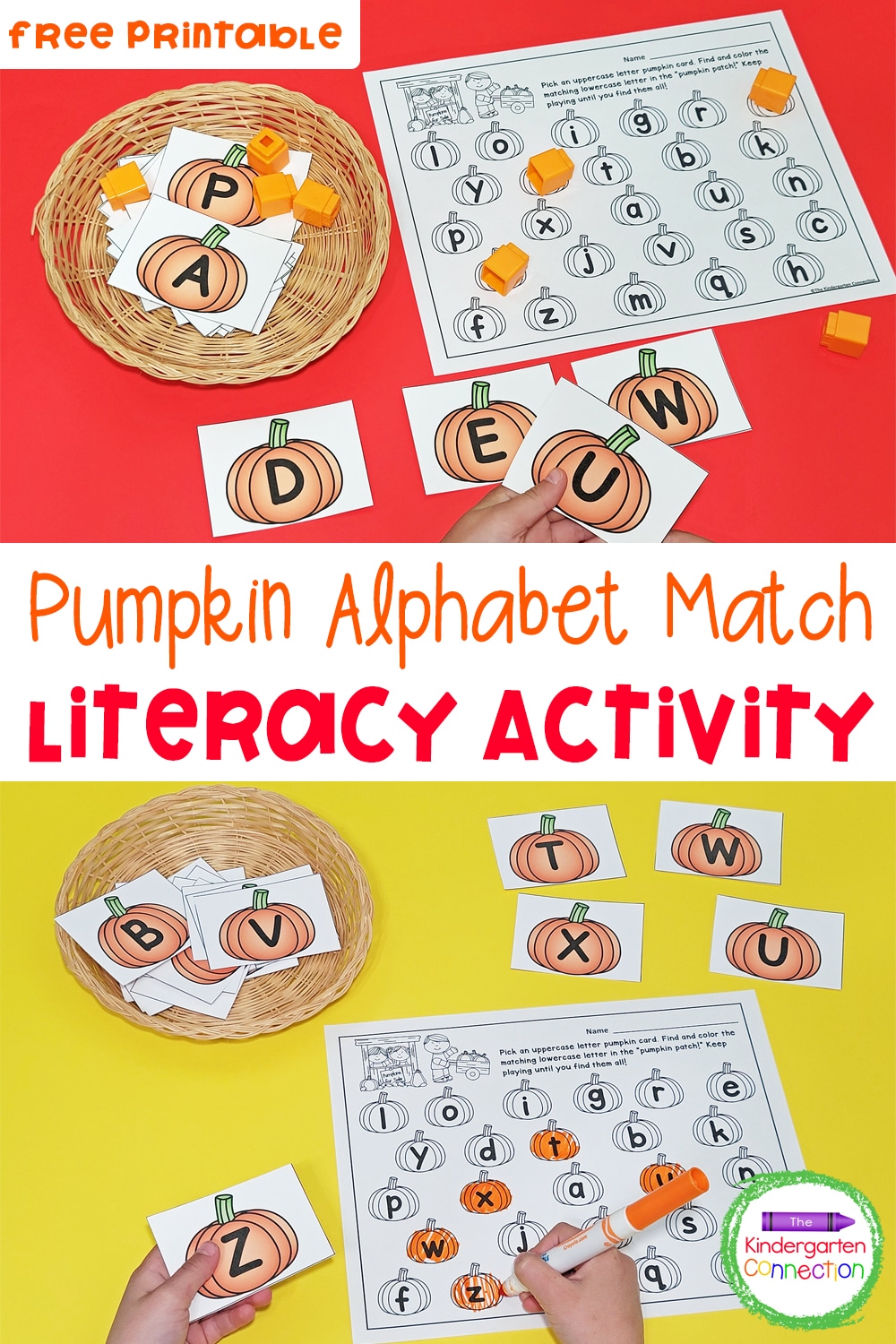 Pumpkin Alphabet Match
