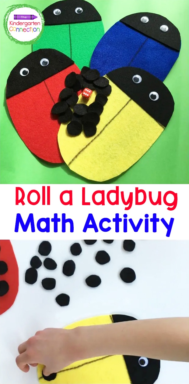 Have fun working on counting, one to one correspondence, subitizing, and more with this engaging and easy to make Roll a Ladybug dice game! 