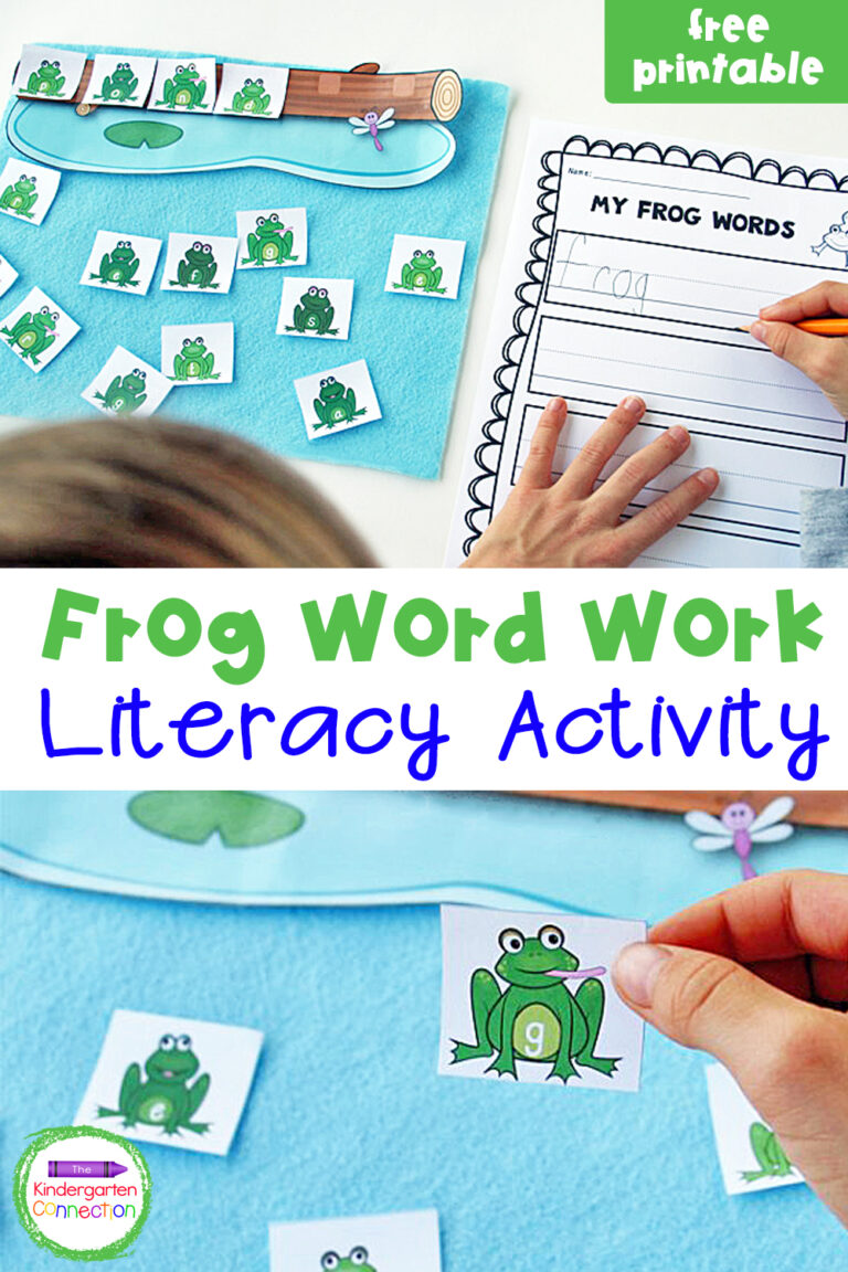 Frog Word Work Activity