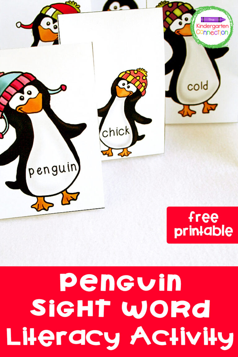 Penguin Themed Sight Word Game