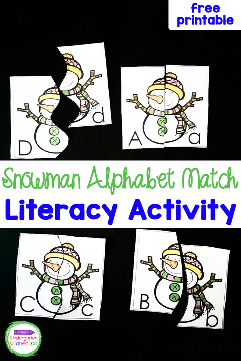 Snowman Alphabet Match