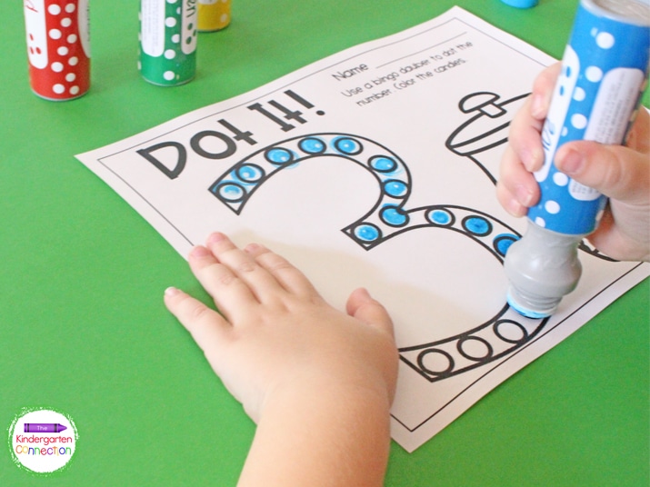 This resource pack also includes activities that focus on building number recognition skills.