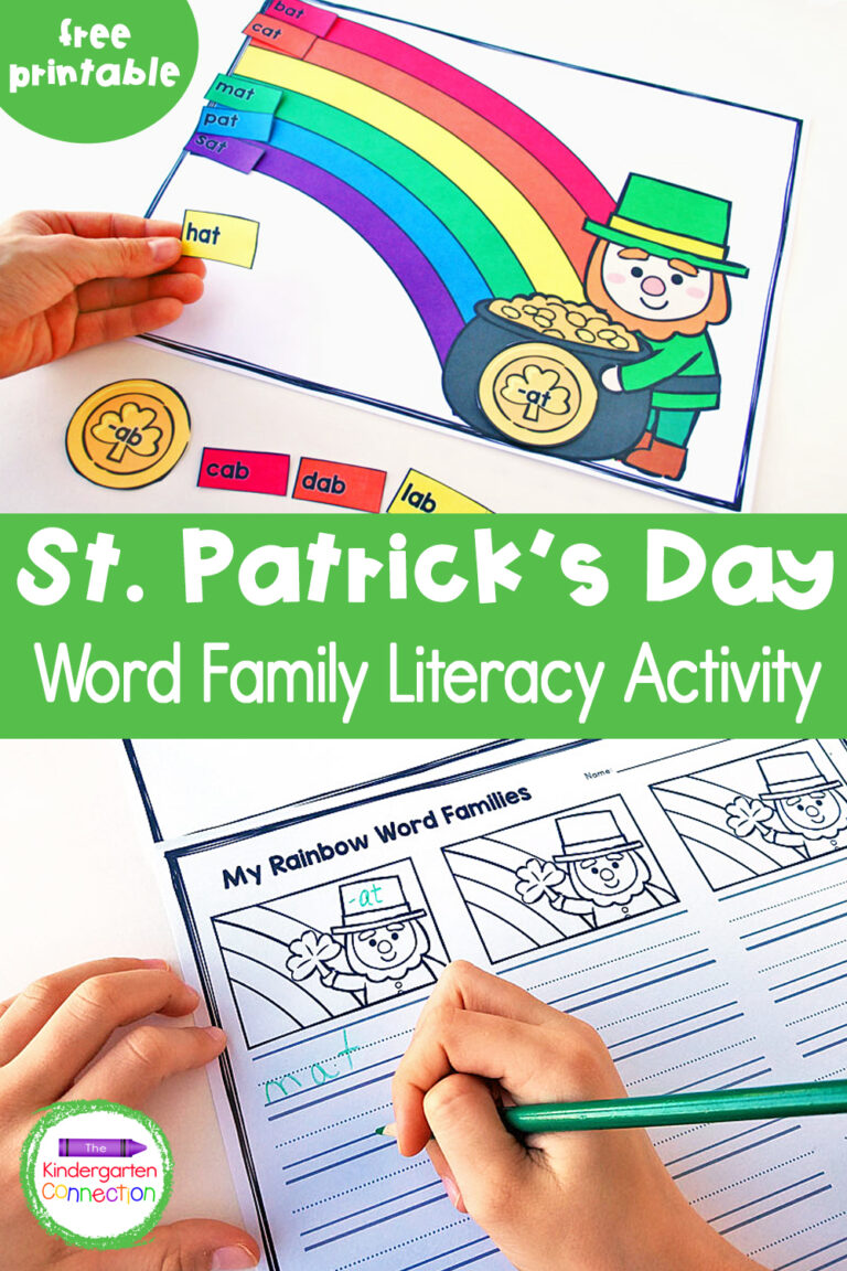 St Patrick’s Day Word Family Activity