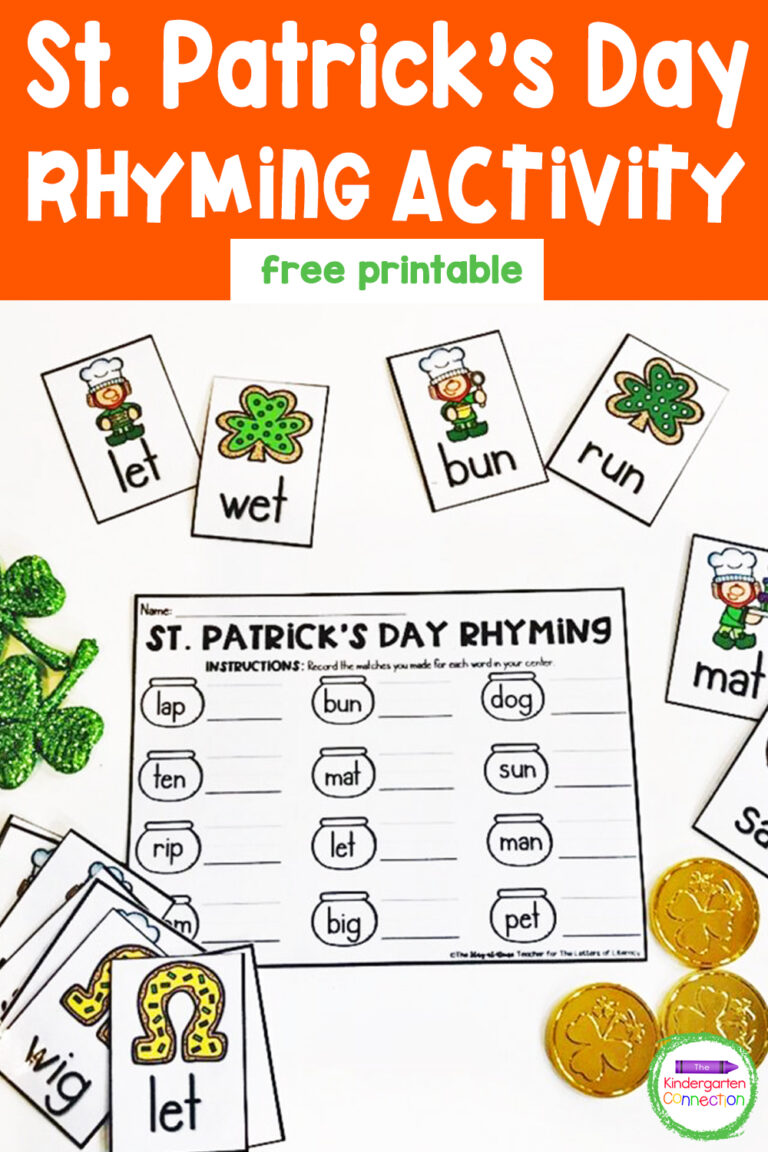 St. Patrick’s Day Rhyming Activity