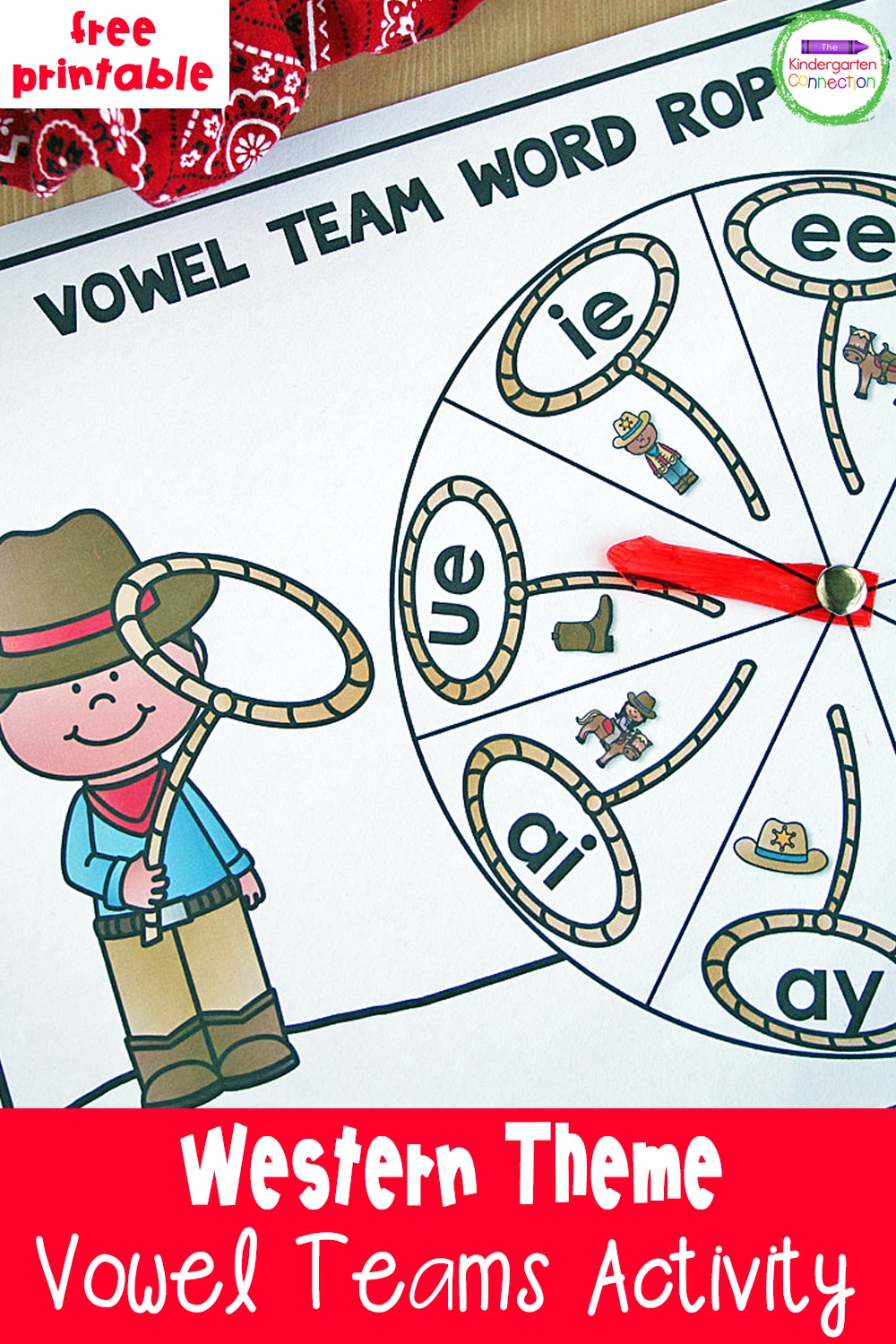Howdy partner! Are your kids ready for some vowel teams review? This western theme word work activity is an engaging way to get some practice in.