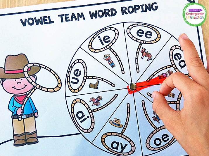 Howdy partner! Are your kids ready for some vowel teams review? This western theme word work activity is an engaging way to get some practice in.
