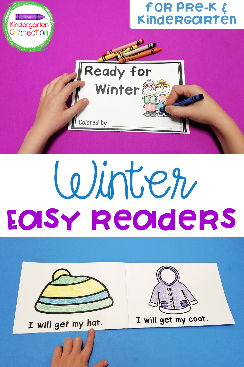 These printable Winter Emergent Readers are great for early readers to use as guided reading books or take home books in Kindergarten!