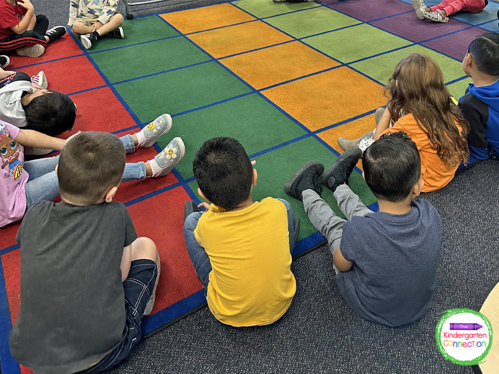 Getting our students to follow directions during Circle Time can be impacted by postitive language.