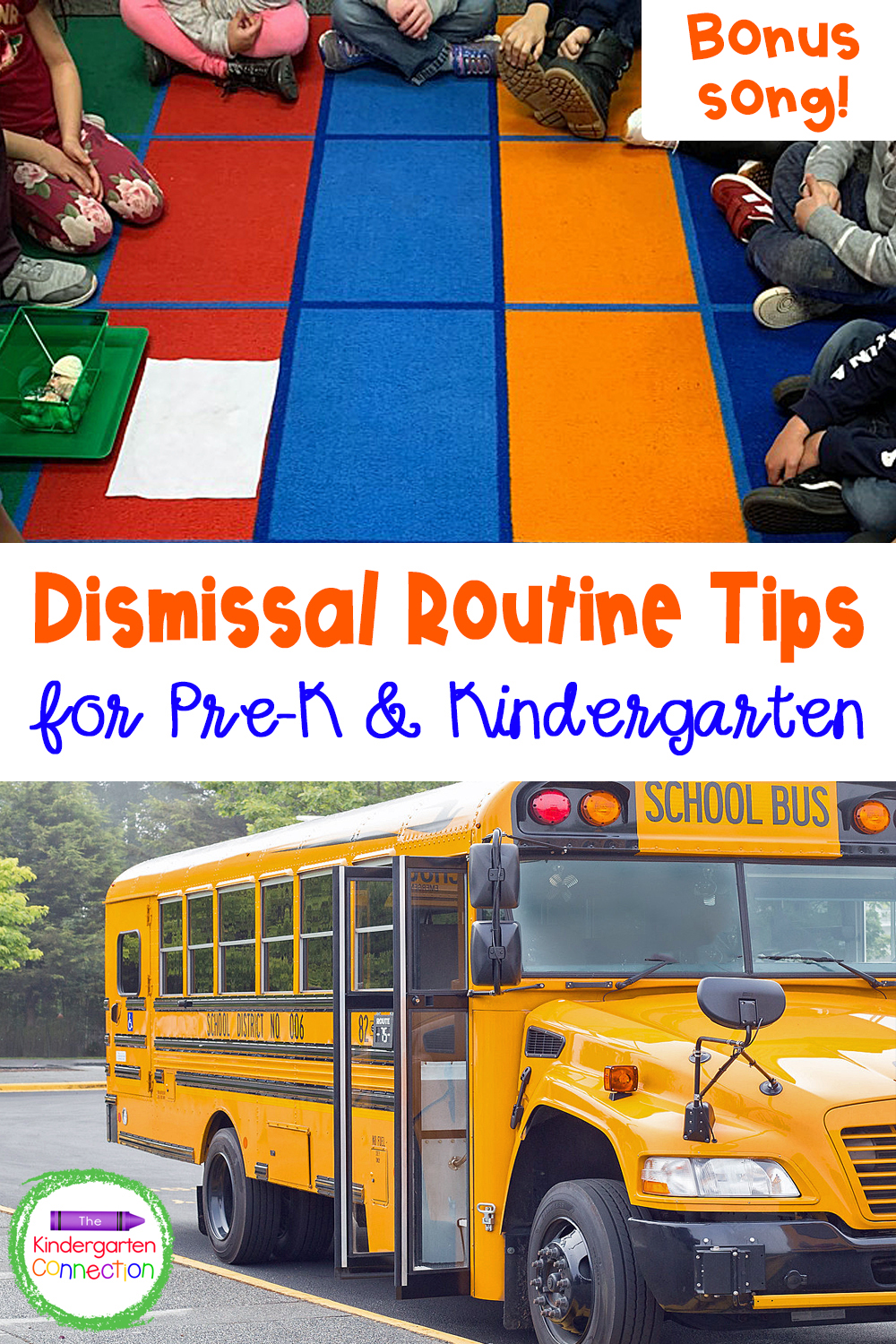 These 3 tips for Pre-K and Kindergarten dismissal routines will be sure to leave you feeling less stressed at the end of the day!