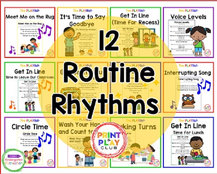 When you join The PLAYlist you will also get 12 bonus routine rhythm songs.