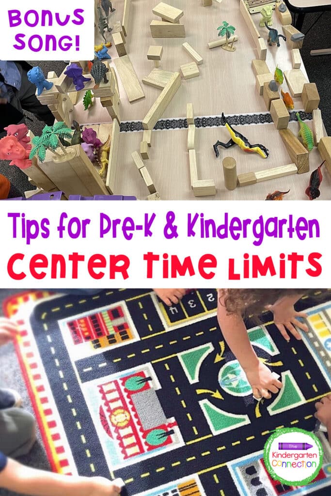 Let's talk what to do when centers are crowded and how to navigate it with these Must-Try Tips for Pre-K & Kindergarten Center Time Limits!