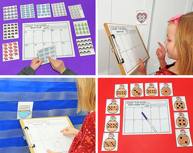 Winter Counting Activities and Centers for Pre-K & Kindergarten