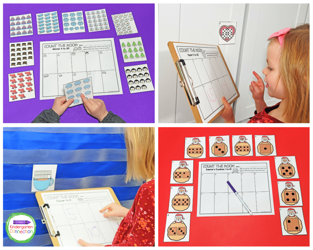 Each activity comes with 2 recording sheets providing the option to work on counting 1-10 or 11-20. 