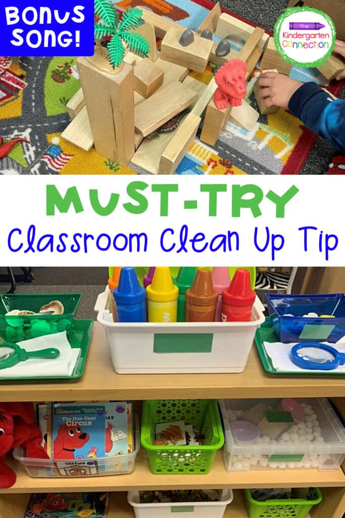This Must-Try Classroom Clean Up Tip is sure to have you stressing less about the mess while still encouraging tons of learning fun!