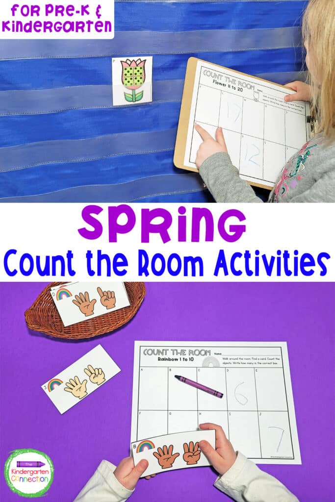 These Spring Counting Activities and Centers will have your students working on counting skills AND moving all season long!